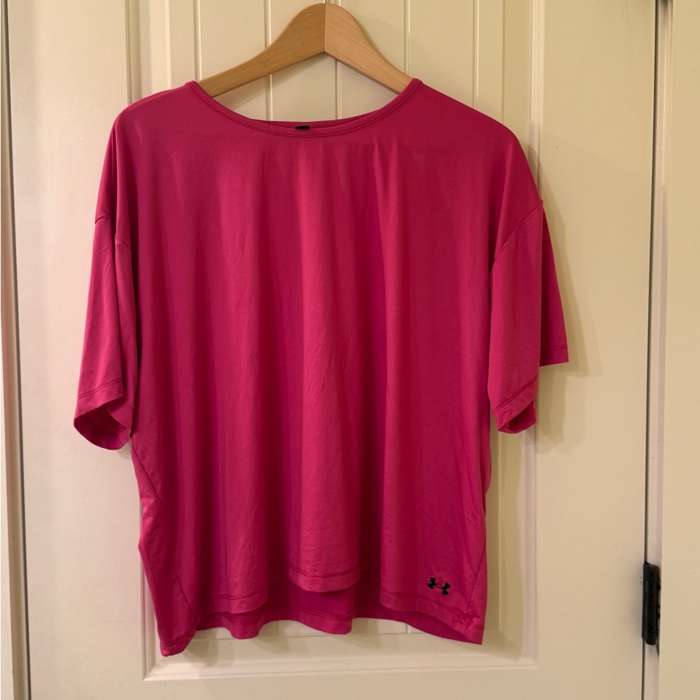 Under Armor pink performance shirt